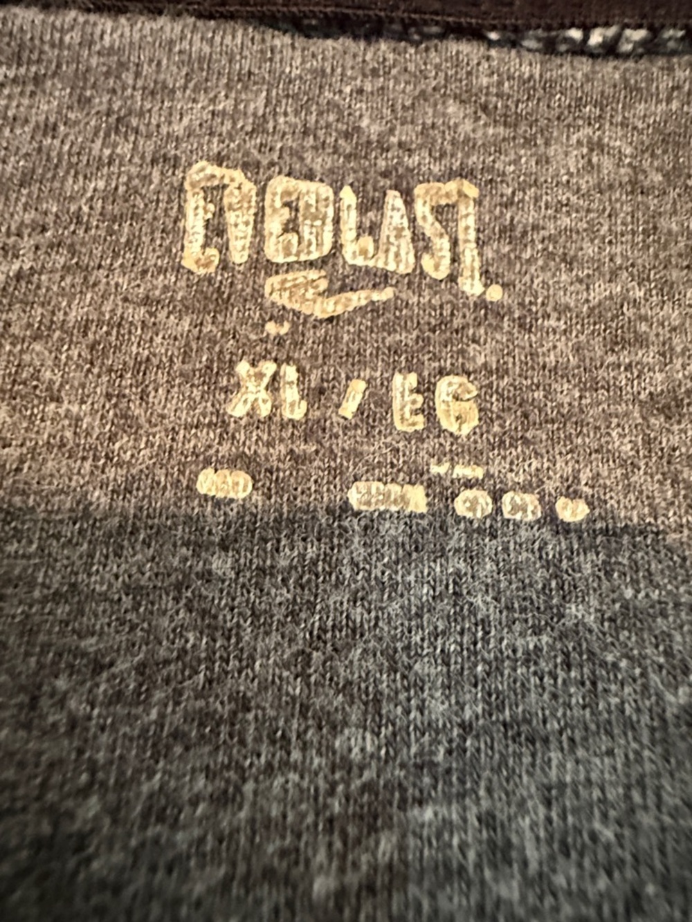 NIKE EVERLAST Gray Full Zip Hoodie - Picture 4 of 7